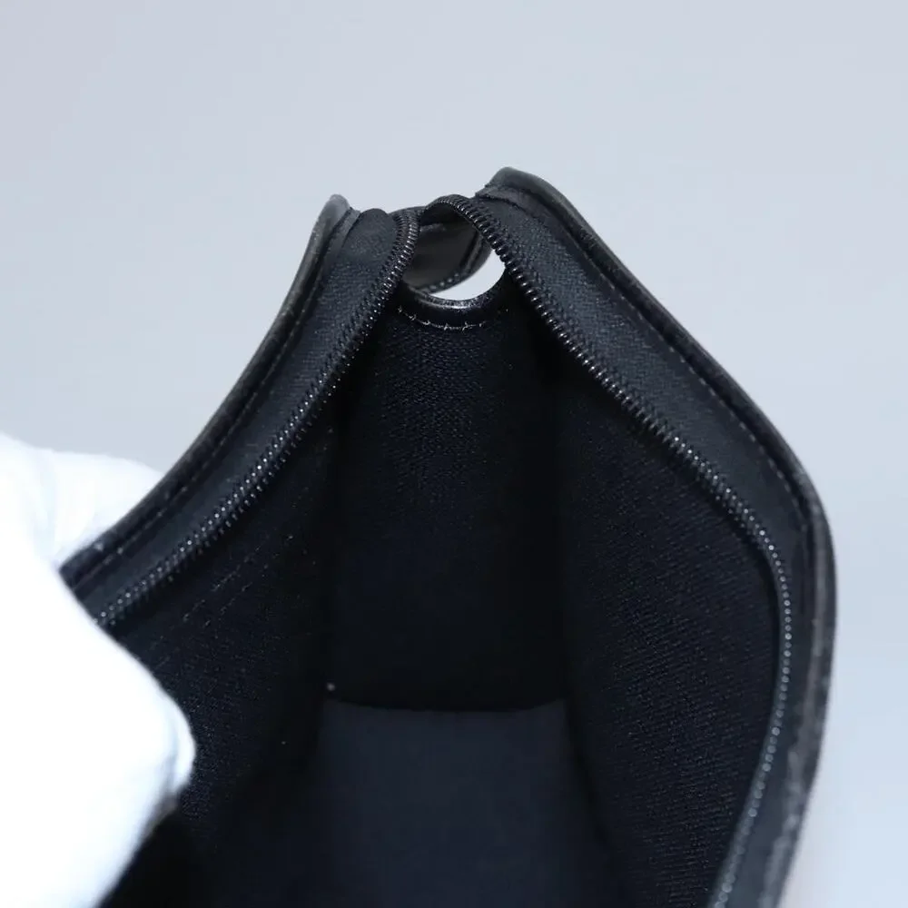 Dior Honeycomb Canvas Clutch Bag Black